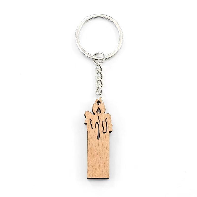 Llavero Antorcha Madera