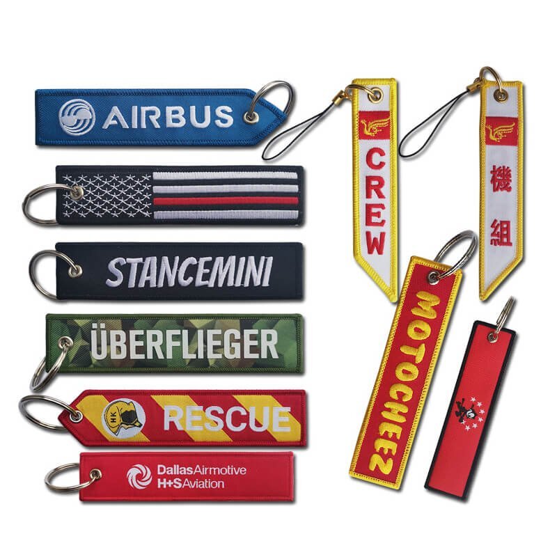 Llavero de tela simple