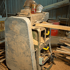 Prensado y cepillado