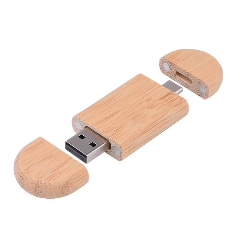 Wooden Mobile Phone USB Flash Drive - Imagen 3