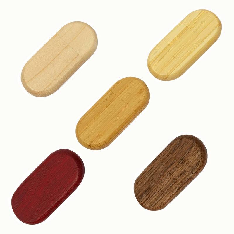 Elliptical Wood USB Disk