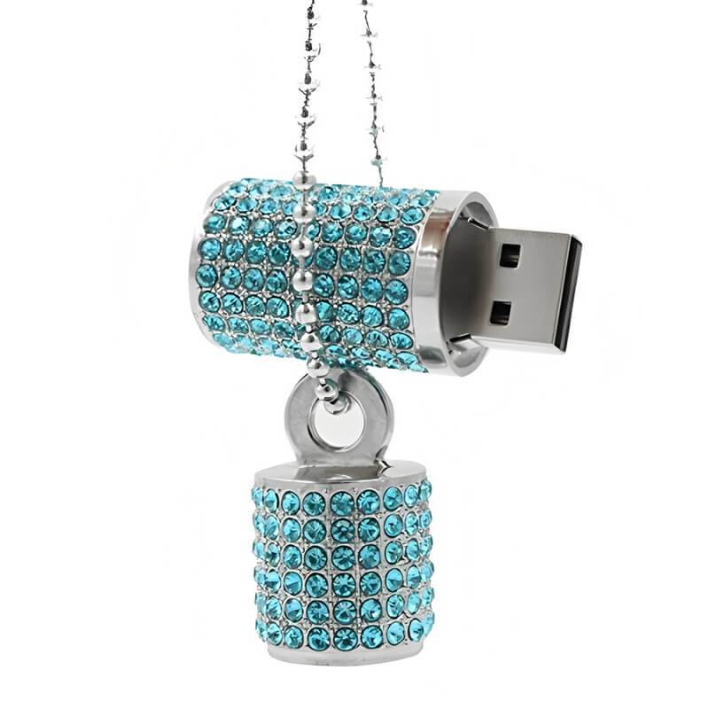 Lipstick Crystal USB Flash Drive