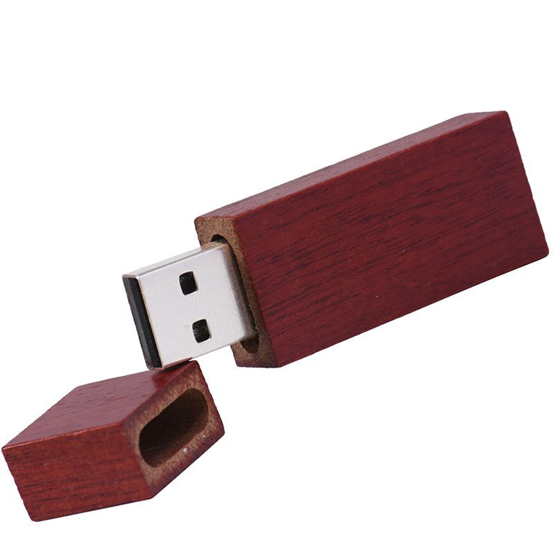 Mini Long-Strip Wood USB Drive