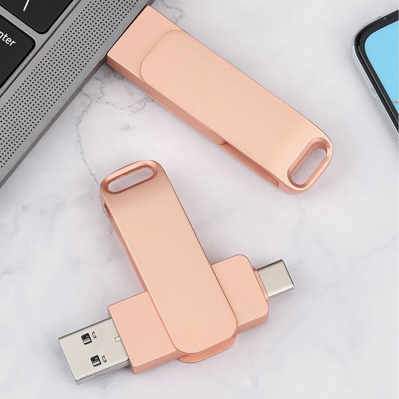 2025 Hot-Selling Metal Twist USB Type c Flash Memory - Immagine 4