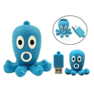PVC Cartoon Octopus USB Flash Drive