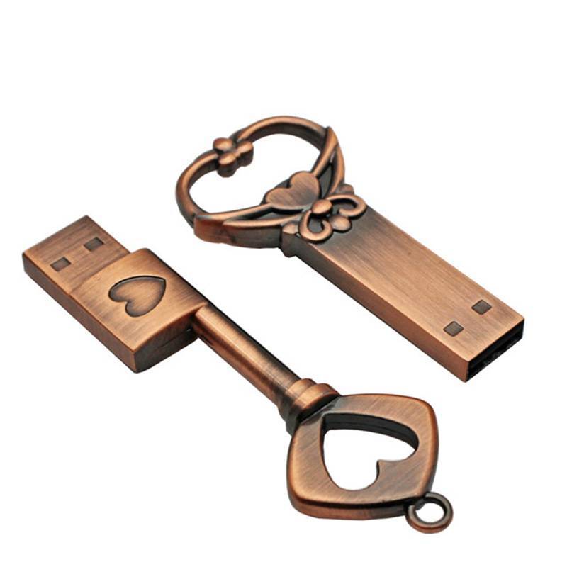 bulk key shape metal usb flash drive