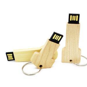 bulk key shape wooden usb flash drive