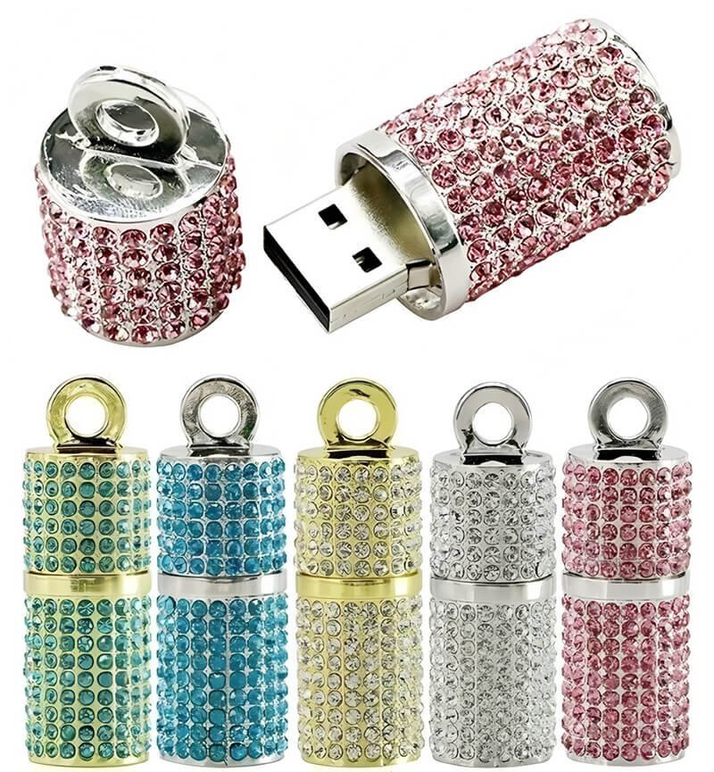 Lipstick Crystal USB Drive - Image 2