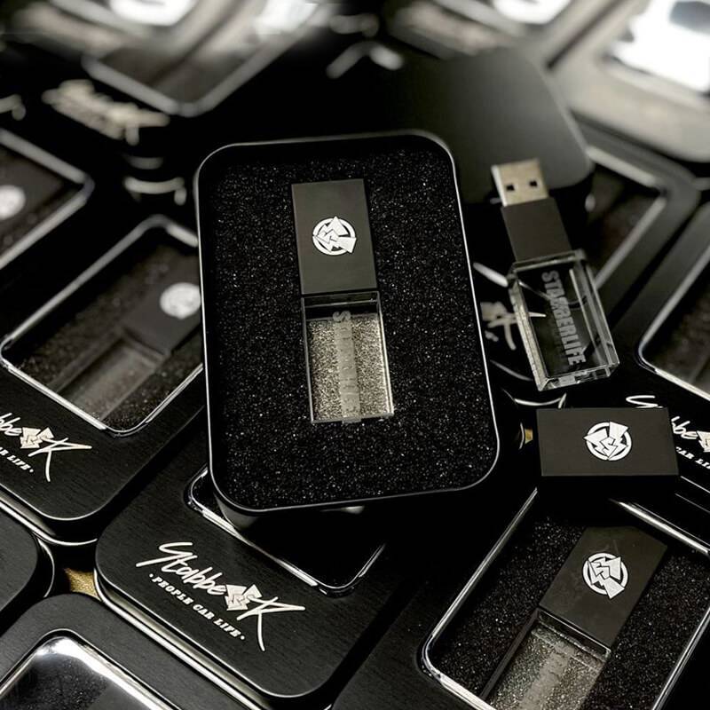 crystal glass usb flash drive