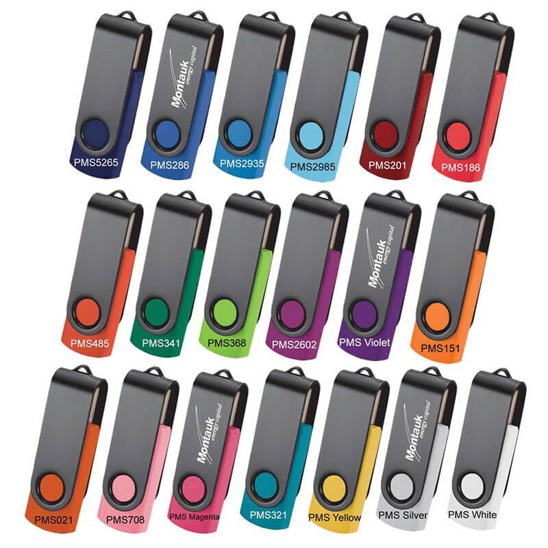 custom swivel usb drives