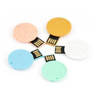 Eco-friendly Round USB Flash Drive