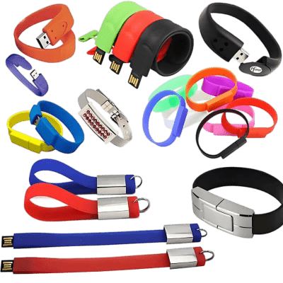 Slim Rubber USB Wristband Slim Rubber USB Wristband