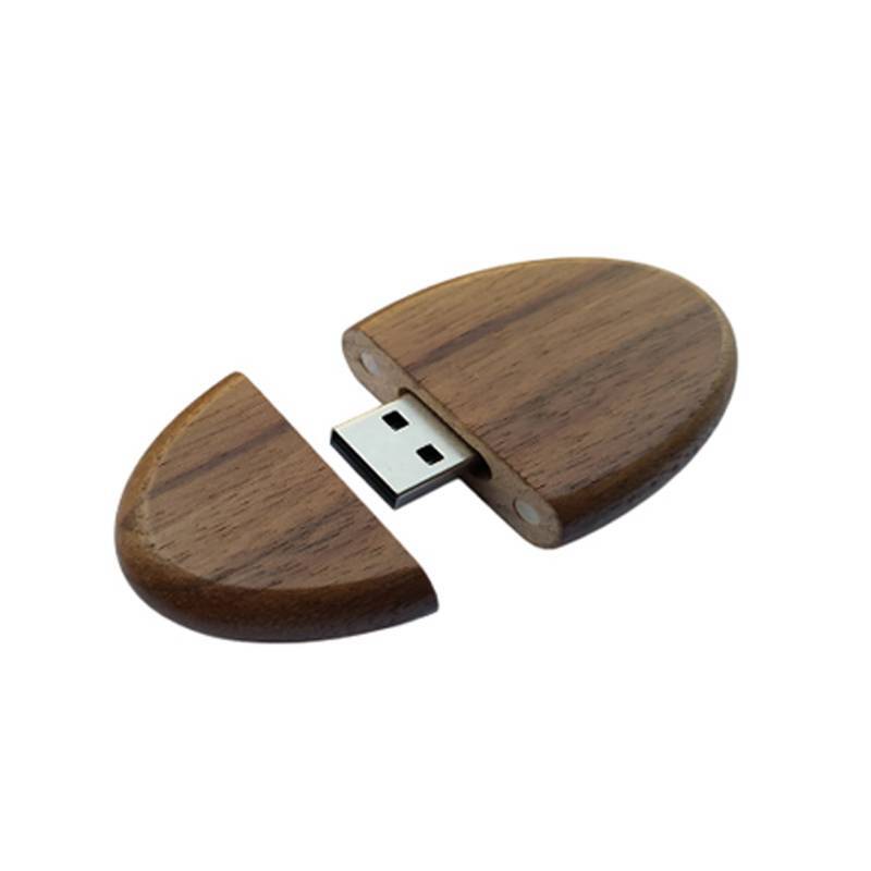 fat head olive shape wood usb flash drive