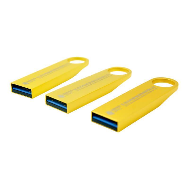 golden metal usb3.0 flash drive