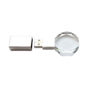 Round Crystal USB Flash Drive