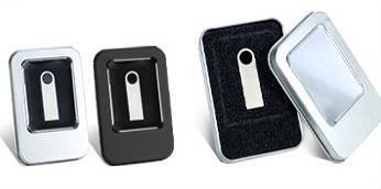 metal usb drive with metal box