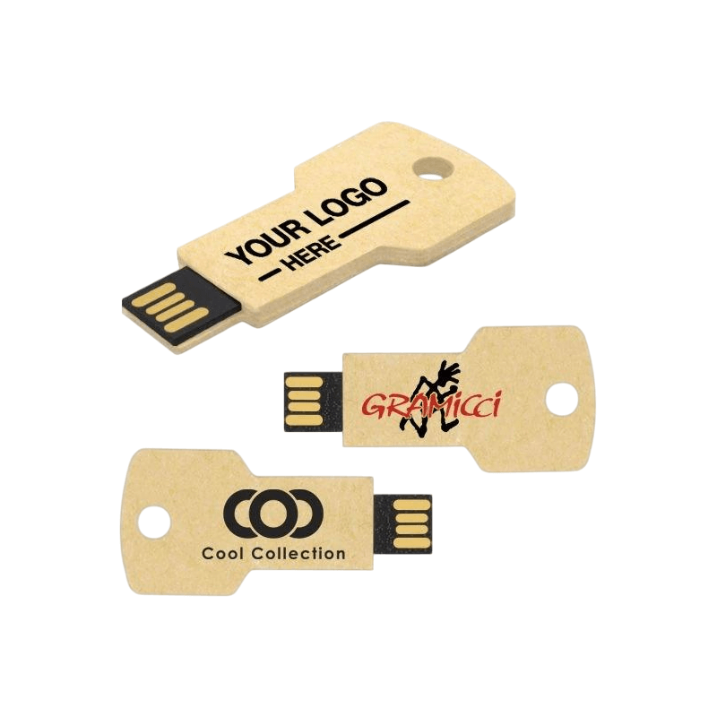 recycled paper USB key drive