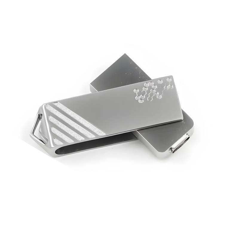 Patterned Metal Twist USB flash drive for iphone - Image 2