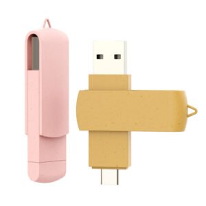 Memoria USB giratoria ecológica de biopolímero