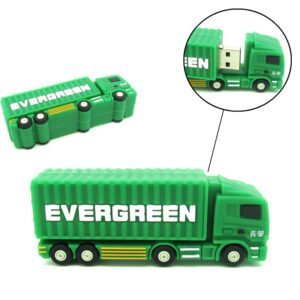 Memoria USB en forma de camión de contenedores