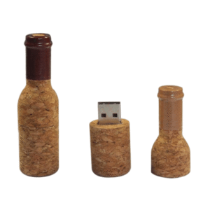 Memoria USB con forma de botella de corcho