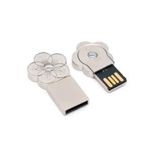 Memoria USB con adorno de flor para libreta