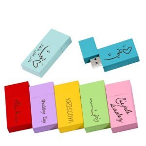 Memoria USB de madera con impresión a color