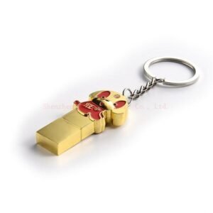 Memoria USB de metal con llavero grabado - llavero personalizado por encargo